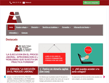 Tablet Screenshot of icaalmeria.es